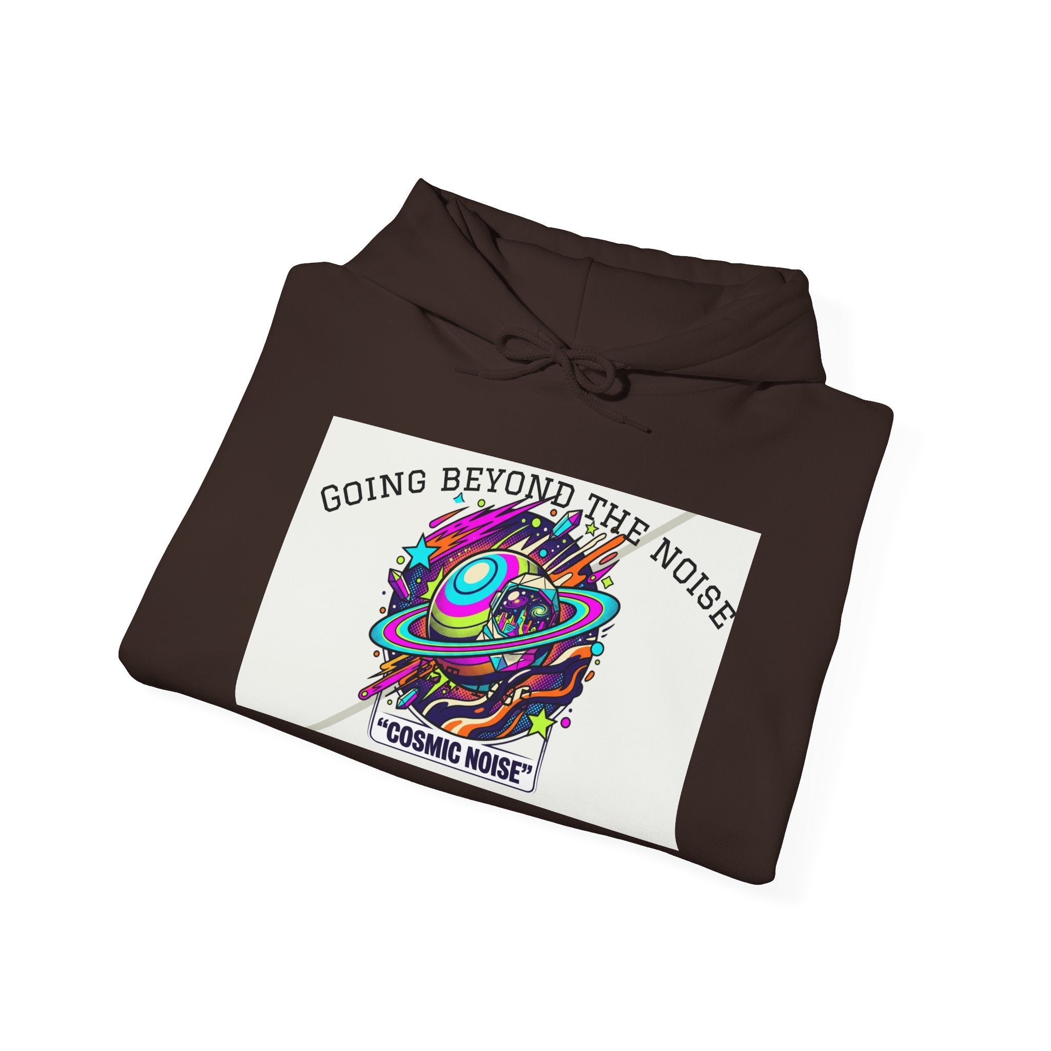 Hoodie — “Going Beyond the Noise” Cosmic Noise Graphic Hoodie
