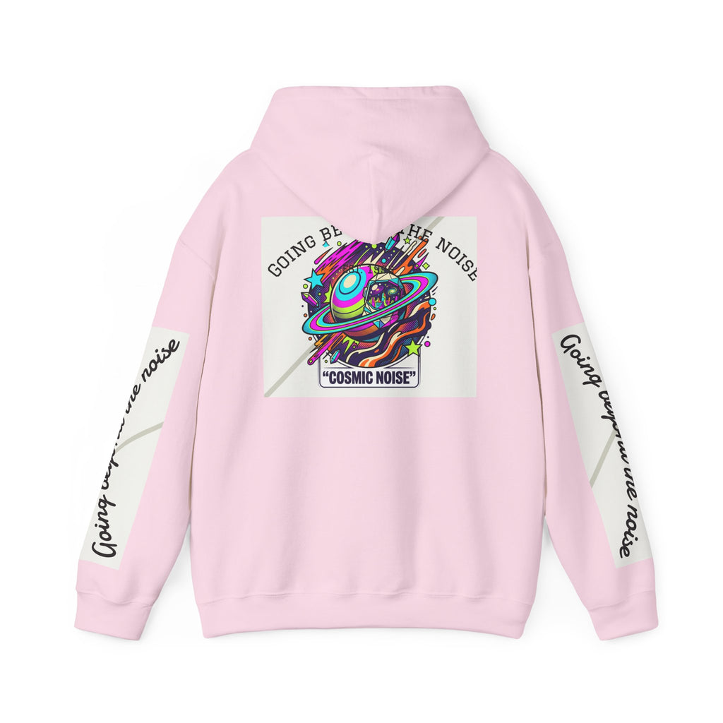 Hoodie — “Going Beyond the Noise” Cosmic Noise Graphic Hoodie