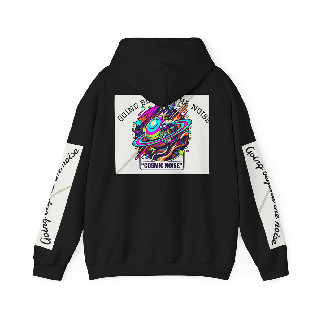 Hoodie — “Going Beyond the Noise” Cosmic Noise Graphic Hoodie