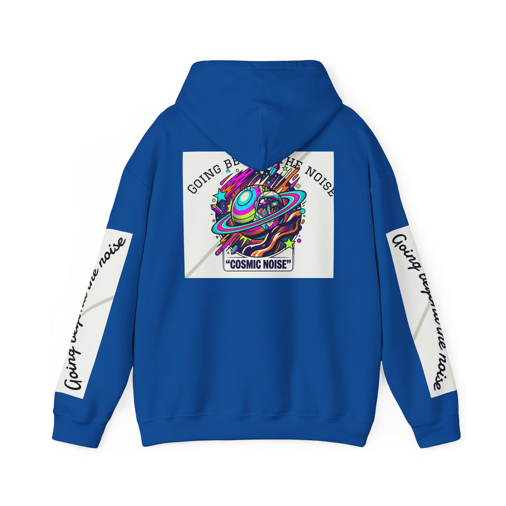 Hoodie — “Going Beyond the Noise” Cosmic Noise Graphic Hoodie