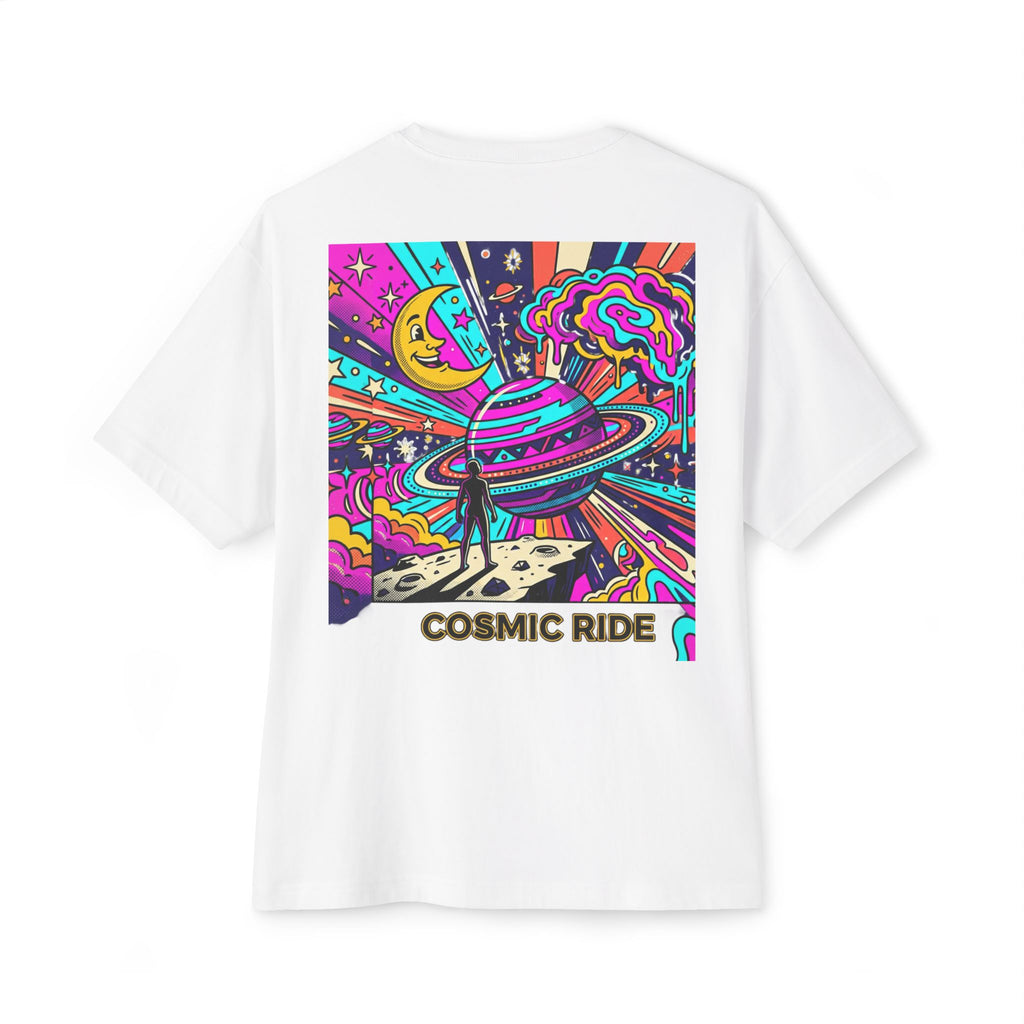 T-Shirt mit galaktischem Motiv — Psychedelisches Space Art T-Shirt