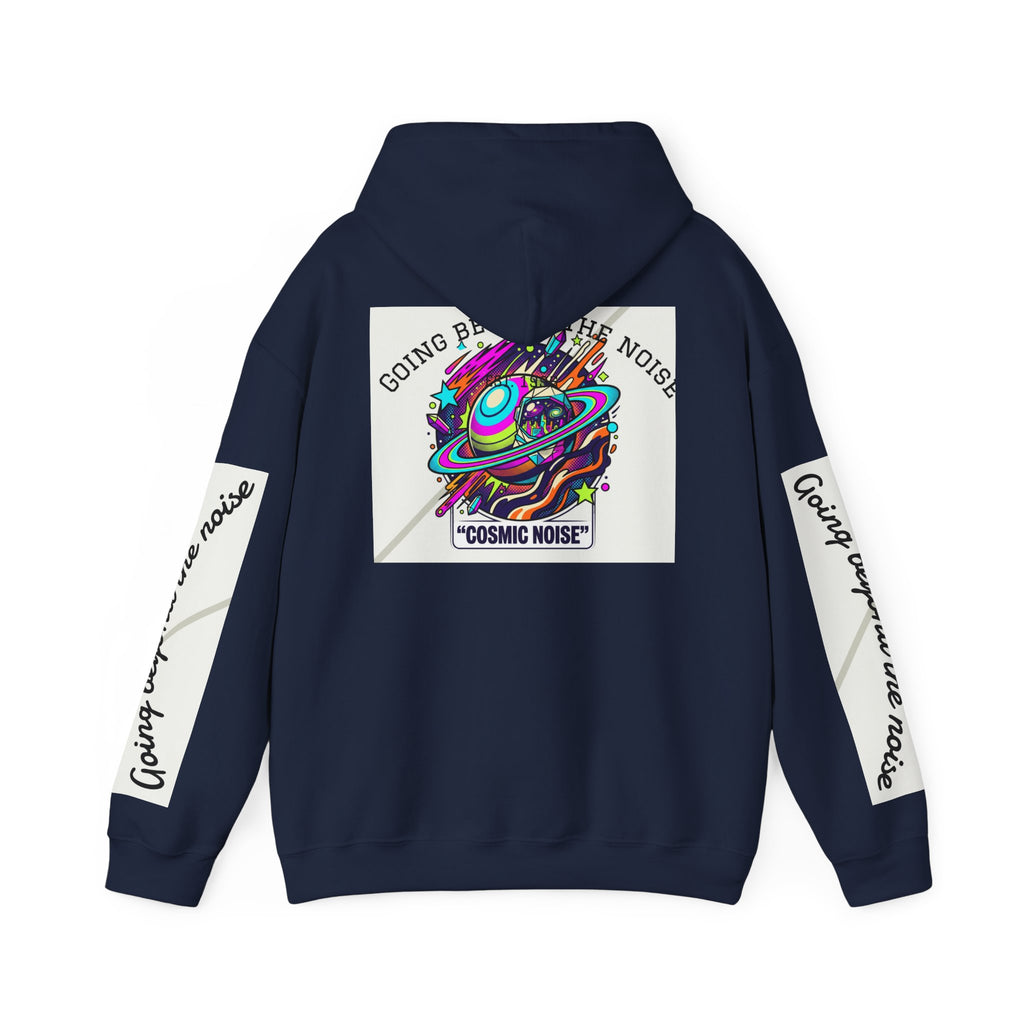 Hoodie — “Going Beyond the Noise” Cosmic Noise Graphic Hoodie