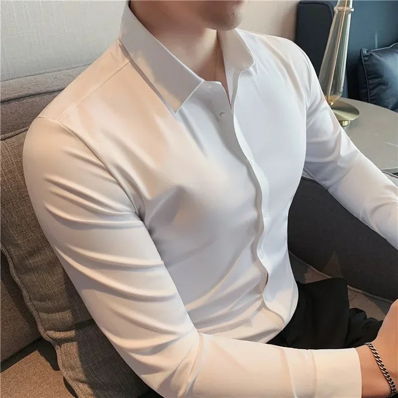 Premium Herren Ultra-Stretch Hemd
