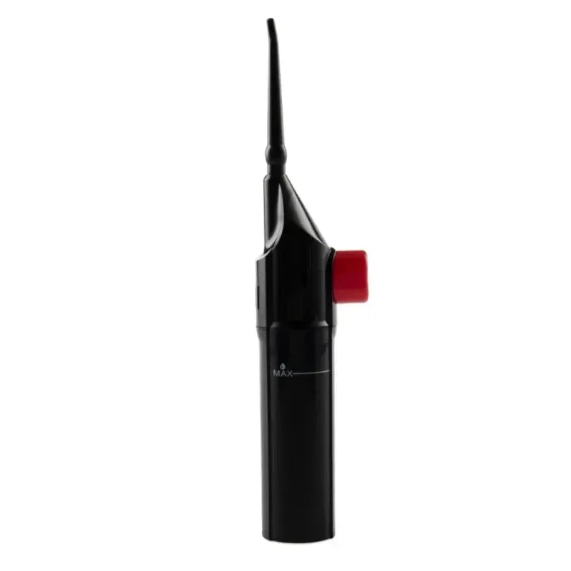 Keep your smile fresh and clean with this portable manual water flosser, designed for effective everyday oral care. Featuring a sleek, compact design with an easy-to-fill water reservoir, it delivers a focused, high-pressure