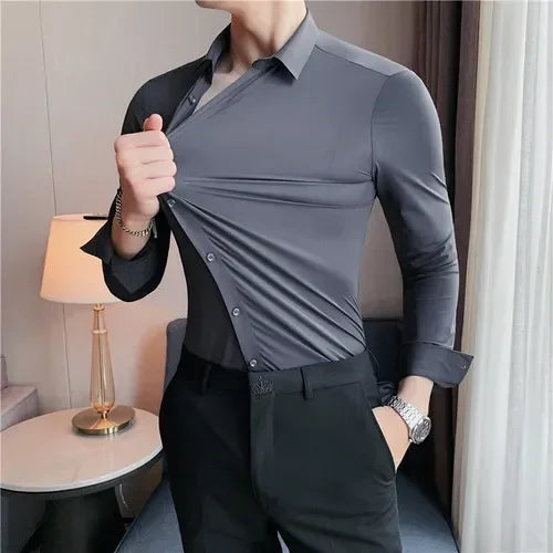 Premium Herren Ultra-Stretch Hemd