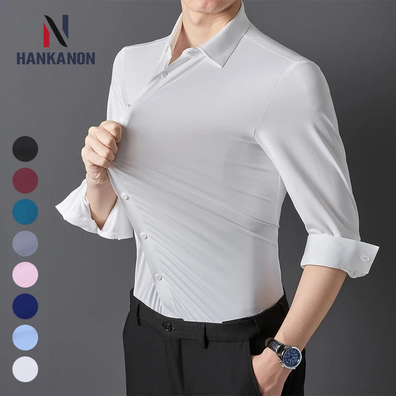 Premium Herren Ultra-Stretch Hemd