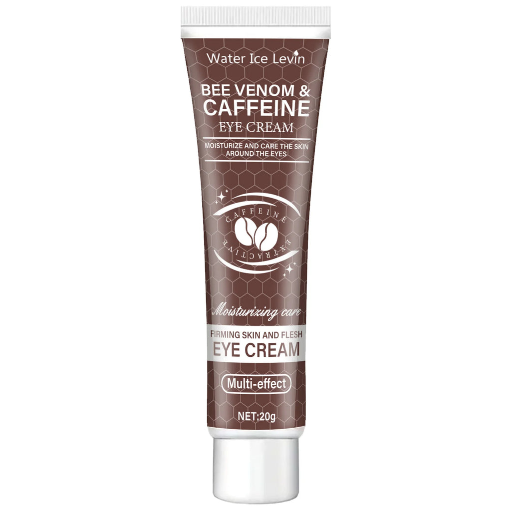 Natürliche Koffein-Augencreme, 20g, Feuchtigkeitsspendend, straffend, gegen Schwellungen und dunkle Augenringe nach dem Lifting, reduziert Falten und Alterserscheinungen, Hellbeige, entspannend