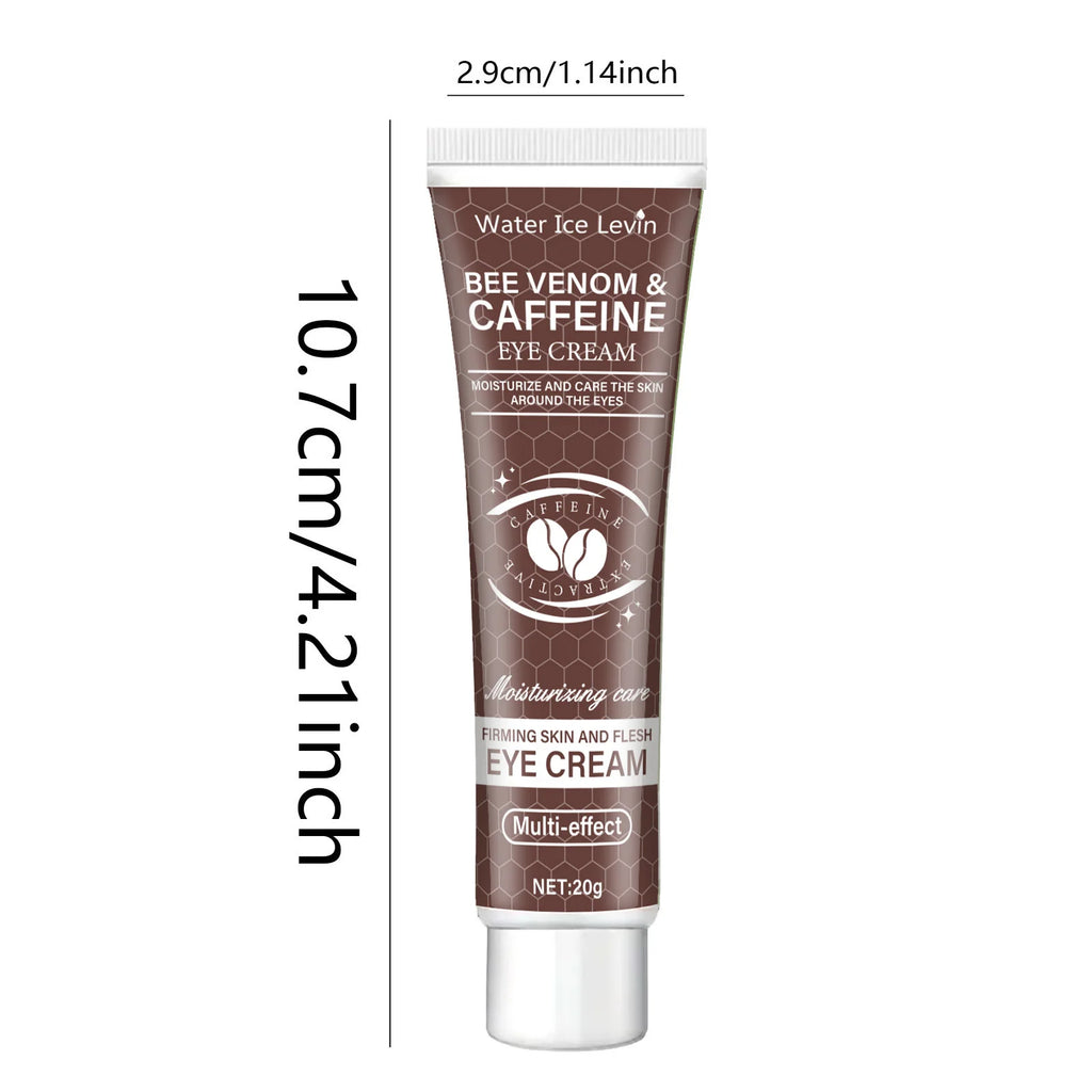 Natürliche Koffein-Augencreme, 20g, Feuchtigkeitsspendend, straffend, gegen Schwellungen und dunkle Augenringe nach dem Lifting, reduziert Falten und Alterserscheinungen, Hellbeige, entspannend