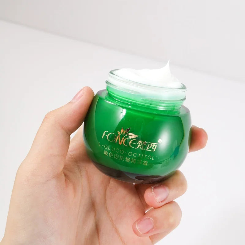 Fünfteiliges FONCE Boseine Anti-Falten Hautpflege-Set für Gesichtscreme, Emulsion, Gesichtswasser, Gesichtsreiniger, Gesichtslotion, Gesichtsserum