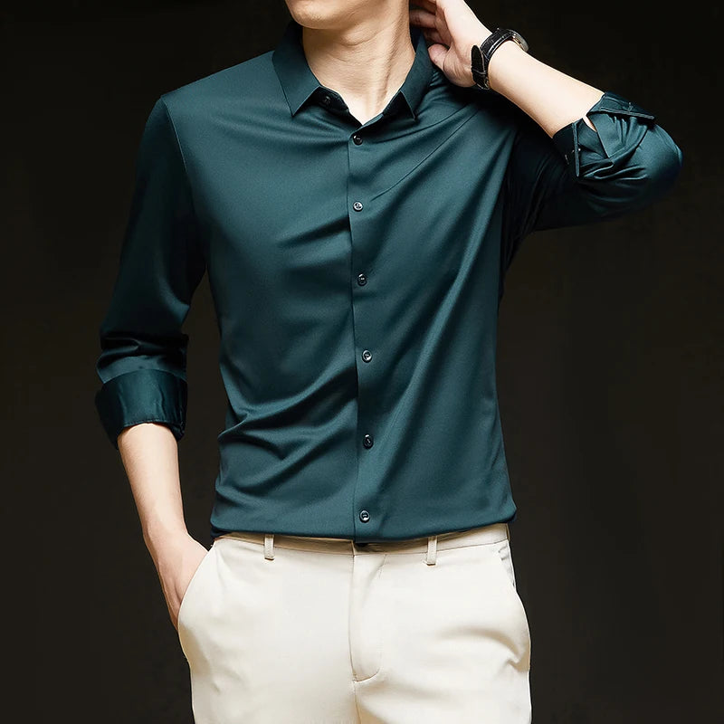 Premium Herren Ultra-Stretch Hemd
