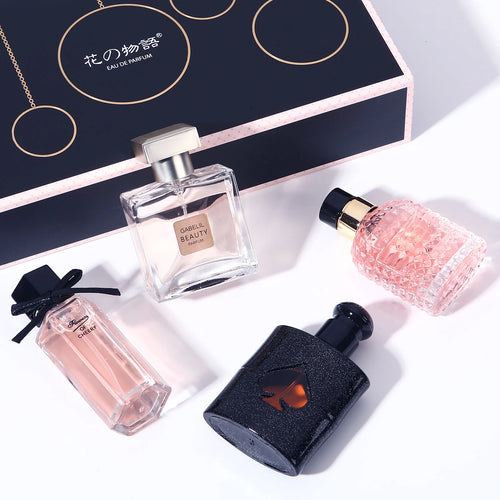 2025 Original Damen 100ml Parfüm Geschenkbox Parfümset Langanhaltender Frischer Duft Eau De Toilette Geschenk Für Frauen Männer Pheromone