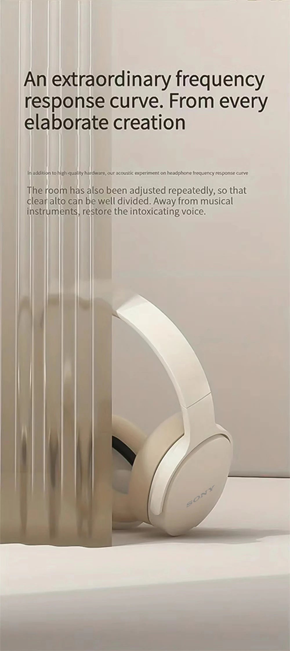 SONY P2961 Kabellose Bluetooth-Kopfhörer, faltbar, 9D HIFI Stereo Sound Headset, lange Akkulaufzeit, starke Bässe, Ohrhörer