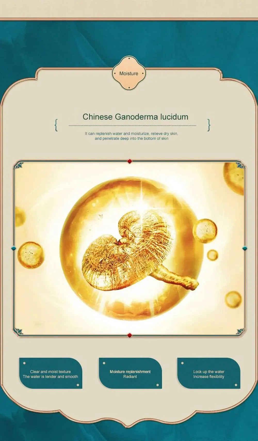Ganoderma Lucidum Gesichtspflege Gesichtsreiniger Toner Essenz Milch Essenz Creme Augencreme BB Creme Set Hautpflege 10tlg.